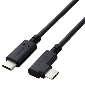 �G���R�� USB Type C �P�[�u�� 0.5m/1.5m 60W ���炩 L���R�l�N�^ PD�Ή� �����[�d �f�[�^�ʐM iPhone �[�d �u���b�N U2C-CCLY05NBK U2C-CCLY15NBK