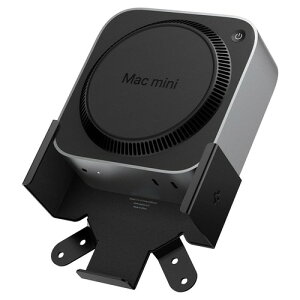 Spigen Mac mini M6/M5 Pro/M4 Pro/M4 �Ή� �}�E���g �f�X�N�� ���j�^�[ �Ǌ|�� LD205 (�u���b�N)