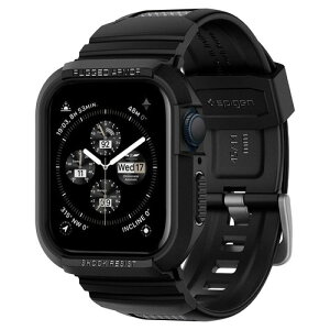 Apple Watch 45mm 44mm ��̌^ �o���h �P�[�XApple Watch SE3/9/8/7/SE2/SE/6/5/4 �Ή� �ϏՌ� PC TPU ��d�\�� �X�|�[�c�o���h ���� �Ռ��z�� �ϋv�� ���h�~ ���M�b�h�E�A�[�}�[�E�v�� 062CS25324 (�u���b�N)