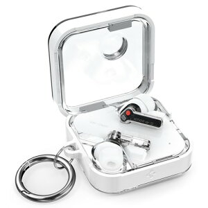 Spigen Nothing Ear (2) �P�[�X �N���A �J���r�i�t�� �����h�~ �C���[�z���p�P�[�X �L�Y�h�~ ACS06434 (�W�F�b�g�E�z���C�g)