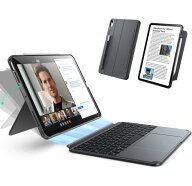 ESR Shift iPad 2026/ マグネット脱着式キーボード 縦向き/横向きモード対応 大きいトラックパッド バッ…