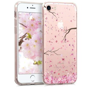 kwmobile Apple iPhone SE3 / iPhone SE2 / iPhone SE (2022) / iPhone SE (2020) / iPhone 8 / iPhone 7�Ή� �P�[�X - TPU �N���A �V���R�� �X�}�z�P�[�X �����h�~- ���킢�� �f�U�C�� TPU�P�[�X