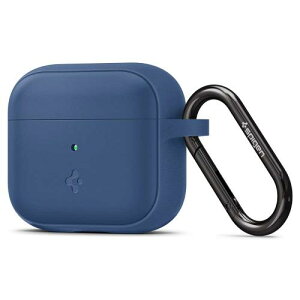 Spigen Airpods ��3���� �P�[�X �V���R�� AirPods 3 �P�[�X PC ��d�\�� ���C�����X�[�d �Ή� �J���r�i �����O �t�� �y�� �L�Y�h�~ �Ռ� �z�� �V���R���E�t�B�b�g ASD02900 ()