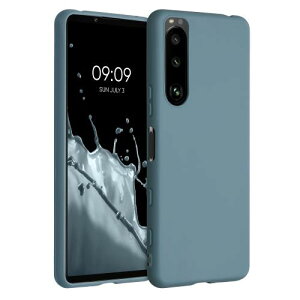 kwmobile �X�}�z�P�[�X Sony Xperia 5 III�Ή� �P�[�X - �ϏՌ� ����~�� �\�t�g TPU �V���R�� - �k�ɂ̖�