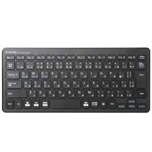 �G���R�� �L�[�{�[�h Bluetooth �p���^�O���t �~�j�L�[�{�[�h Windows Mac iOS Android�Ή� �ϊ�/ ���ϊ�/ ���j���[�L�[���� TK-FBP100BK �u���b�N / �z���C�g ELECOM TK-FBP100WH �R���p�N�g�L�[�{�[�h