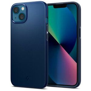 Spigen iPhone13Mini�P�[�X �ϏՌ� �}�b�g�� �ČRMIL�K�i�擾 ����1.55mm 2�d�\�� PC�f�� ���炳�� ���ɔ� �����Y�ی� �����^ ���y�� �w��h�~ �C�菝�h�~ ���C�����X�[�d�Ή� �V�� �t�B�b�g ACS03679