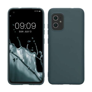 kwmobile �X�}�z�P�[�X ASUS Zenfone 8�Ή� �P�[�X - �ϏՌ� ����~�� �\�t�g TPU �V���R�� ���F�}�b�g / �t�H���X�g�O���[�� / �_�[�N �X���[�g