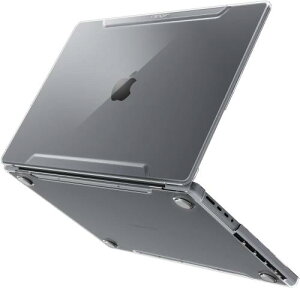 Spigen MacBook Pro 16�C���` M5 Max/M5 Pro/M5/M4/M3/M2/M1 (2026/2025/2024/2023/2021) �P�[�X �N���A ���� �n�[�h�V�F�� �ی�J�o�[ �V���E�t�B�b�g ACS04210 (�N���X�^���E�N���A)