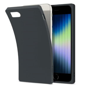 Spigen iPhone SE3 SE2 ��3/2���� �P�[�X iPhone7/8�p �P�[�X �ϏՌ� �X�g���b�v TPU�f�� �\�t�g �P�[�X �ČRMIL�K�i�擾 �J���� �t�� �ی� ���h�~ �w��h�~ ����~�� �Ռ��z�� ���C�����X�[�d�Ή� ���E��