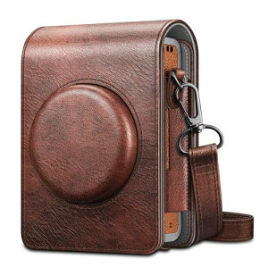 Fintie for FUJIFILM �x�m�t�C���� instax mini EVO �C���X�^���g�J�����p�P�[�X �ی�J�o�[ PU���U�[(�u���E��)