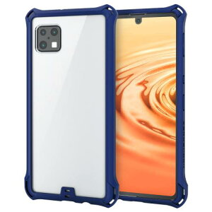 �G���R�� AQUOS sense6s (SHG07) / sense6 (SH-54B SHG05) �P�[�X �J�o�[ �n�C�u���b�h TPU �Ռ��z�� �w�ʃN���A �X�g���b�v�z�[���t ZEROSHOCK PM-S221ZEROFCNV