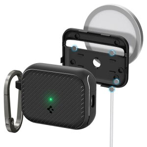 Spigen Airpods Pro2 �P�[�X Magsafe ���C�[�d�Ή� ���C�����X�[�d �}�O�l�b�g �P�[�X �����ی� �J���₷���f�U�C�� �[�d���C�g��������f�U�C�� �J���r�i�t�� �}�O�E�A�[�}�[ ACS05484 ()