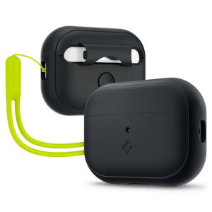 Spigen Airpods Pro2 �P�[�X �X�g���b�v�t�� �V���R�� �J���r�i �V���v�� ���[�P�[�X �y�� �L�Y�h�~ �h�o �Ռ� �z�� ���C�����X�[�d �Ή� �V���R���E�t�B�b�g ACS05811 (�z���C�g)