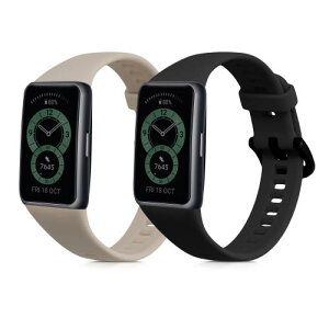 kwmobile �����o���h Huawei Band 6�Ή� �x���g - �V���R���o���h �\�t�g TPU �ϋv�� ���F/