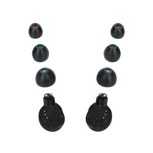 kwmobile Sony WF-C500 Headphone/WI-C200 Headset�Ή� 6x ���� �p�b�h - �V���R�� �C���C���[�C���z���p �N�b�V���� �Z�b�g �u���b�N