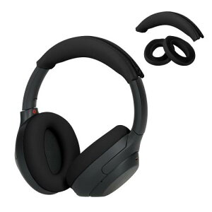 kwmobile 3x Sony WH-1000XM4 / WH-1000XM3�Ή� �J�o�[ - �w�b�h�o���h �C���[�p�b�h �h�o �\�t�g �V���R�� - ���F
