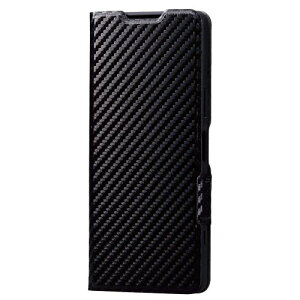 �G���R��(ELECOM) Xperia 5 IV [ SO-54C / SOG09 ] �P�[�X �J�o�[ �蒠�^ ���U�[ �v ���^ �y�� �}�O�l�b�g�J�� �J�[�h�|�P�b�g�t�� �����܂ܒʘb [�����قǔ����Čy��] �J�[�{�����u���b�N PM-X224PLFUCB