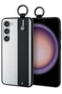 �G���R�� Galaxy S23 SC-51D / SCG19 �P�[�X �n�C�u���b�h �J�o�[ �ϏՌ� �Ռ��z�� �X���� �J��������ی� �����O�t �n���h�o���h�t PM-G231HVHBCR �N���A / �u���b�N PM-G231HVHBBK