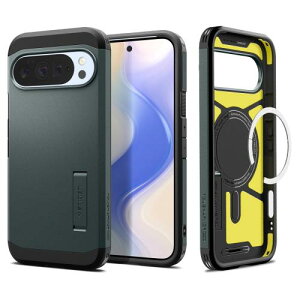 Spigen Pixel 10 / 10 Pro �P�[�X �ϏՌ� MagSafe�Ή� �X�^���h�t�� �}�b�g �O�d�\�� �ČRMIL�K�i �^�t�A�[�}�[AI �E�}�O�t�B�b�g ACS09706 ()