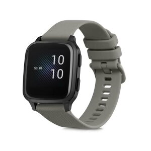 kwmobile �����x���g Garmin Venu Sq Music/Sq�Ή� �o���h - �V���R���o���h �\�t�g TPU �ϋv�� �A���e�B�[�N�s���N / �O���[ / �u���b�N / �f�B�[�v�O���[�� �[�ΐF ���F