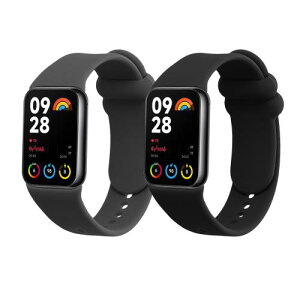 kwmobile 2x �����o���h Xiaomi Smart Band 8 Pro/Smart Band 9 Pro�Ή� �x���g - �V���R���o���h �\�t�g TPU �ϋv�� ���F/���F
