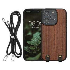 kwmobile �X�}�z�V�����_�[ Apple iPhone 15 Pro�Ή� �P�[�X - �X�}�z�P�[�X ���߉\ �ؐ� �������F