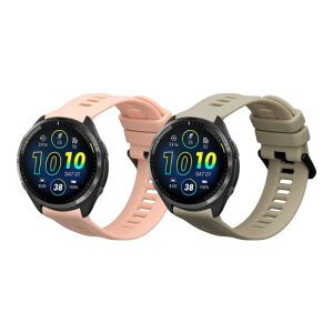 kwmobile 2x �����o���h Garmin Forerunner 965 / 965 Solar/Forerunner 955 / 955 Solar�Ή� �x���g - �V���R���o���h �\�t�g TPU �ϋv�� �O���[/�_�[�N���[�Y �O���[ / �_�[�N���[�Y