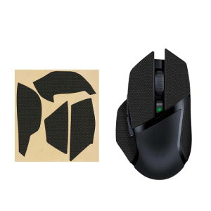 kwmobile �}�E�X�O���b�v Razer Basilisk X Hyper Speed�Ή� �O���b�v�e�[�v - ����~�� �J�b�g�� ����0.5mm ���F �u���b�N