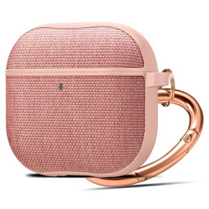 Spigen AirPods 4 �P�[�X Airpods ��4���� �P�[�X �J�o�[ �i�C�����t�@�u���b�N ���C�����X�[�d �Ή� �J���r�i �����O ����~�߃t�B���� �t�� �Ռ� �z�� �y�� �L�Y�h�~ �ϏՌ� �A�[�o���E�t�B�b�g ACS