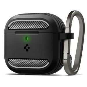 Spigen Airpods ��4���� �P�[�X AirPods 4 �P�[�X �ϏՌ� PC TPU ��d�\�� ���C�����X�[�d �Ή� �J���r�i �����O�t�� �y�� �L�Y�h�~ �Ռ� �z�� �V���v�� ���M�b�h�E�A�[�}�[ ACS08642 ()