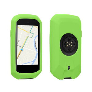 kwmobile Garmin Edge 1050�Ή� �P�[�X - �V���R�� GPS �T�C�N���R���s���[�^ �J�o�[ ���]�� �i�r �ی�P�[�X �O���[ / �u���b�N / �u���[ / ���C���O���[��