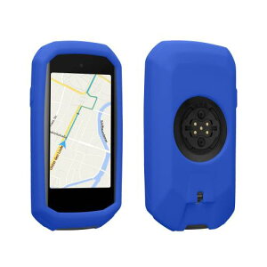 kwmobile Garmin Edge 1050�Ή� �P�[�X - �V���R�� GPS �T�C�N���R���s���[�^ �J�o�[ ���]�� �i�r �ی�P�[�X �O���[ / �u���b�N / ���C���O���[�� / �u���[ / �I�����W / �[�ΐF