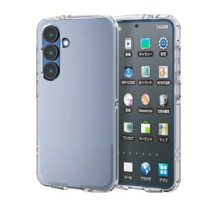 �G���R�� Galaxy S25 (SC-51F) �P�[�X �\�t�g �N���A �ϏՌ� �Ռ��h�~ �X�g���b�v�z�[���t�� �X�g���b�v�z���_�[�V�[�g�t�� �����Y�ی� TOUGH SLIM LITE PM-G251TSLUCCR