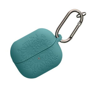 kwmobile �C���z���P�[�X Samsung Galaxy Buds 3 / Galaxy Buds 3 Pro�Ή� �P�[�X - �ی�P�[�X �h�o �ϏՌ� �V���R�� �G���{�X�p�^�[���f�U�C��