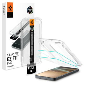 Spigen �����K���X�t�B���� 2���� 10H+ �d�x �\��t���L�b�g�t�� �w��h�~ �i�m�R�[�e�B���O ��U�h�~ �ی�t�B���� EZ Fit Pro AGL11068 (�N���X�^���E�N���A)