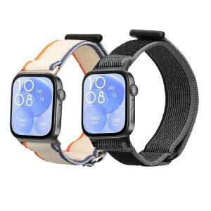 kwmobile 2 �����x���g Huawei Watch Fit 3�Ή� �o���h - �i�C���� �t�B�b�g�l�X�g���b�J�[ ���F/