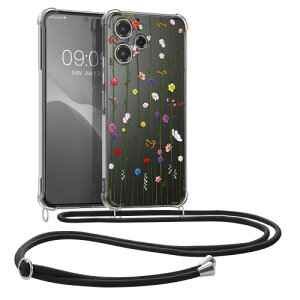 kwmobile �X�}�z�V�����_�[ Xiaomi Redmi 12�Ή� �P�[�X - �V�����_�[ �N���A TPU �J�o�[ �X�g���b�v�t�� ���|�� ��|�� �ϏՌ�