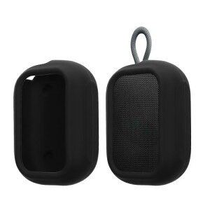 kwmobile soundcore Select 4 Go Ultra/Select 4 Go�Ή� �P�[�X - �ی�P�[�X �X�s�[�J�[ �ϏՌ� �\�t�g �V���R�� - ���F �u���b�N
