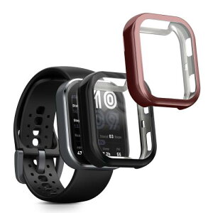 kwmobile 2x �P�[�X Amazfit Bip 6�Ή� �J�o�[ - �t���J�o�[ �V���R�� �ϏՌ� �S�̕ی� ���F/ ���F / �V���o�[ / ���F / ���^���b�N�s���N / ���F / ���� ���F/���^���b�N�s���N ���F/�V���o�[ ���F/����