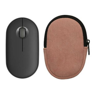 kwmobile Logitech Pebble Mouse 2 M350s / M350�Ή� �ی�P�[�X �}�E�X �ϏՌ� - �R�[�f�����C �}�E�X�ی� ���[�P�[�X �A���e�B�[�N�s���N / �r���e�[�W �u���[ / �u���b�N ���F