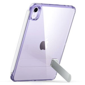 ESR iPad mini7 �P�[�X A17 Pro 2024 mini ��7/6���� ��p�J�o�[ 2024/2021 3�X�^���h���[�h �X�����Ōy�ʗ����h�~ Pencil Pro/USB-C�Ή� Boost�L�b�N�X�^���h�P�[�X �N���A / �p�[�v�� / �u���b�N
