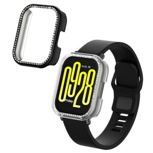 kwmobile 2x �t���[���J�o�[ Xiaomi Redmi Watch 5 Active�Ή� �P�[�X - �X�}�[�g�E�H�b�` �ی� �ϏՌ� - ����/���F