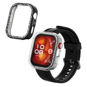 kwmobile Protector Reloj Inteligente compatible con Huawei Watch Fit 4 Pro Pantalla - 2x Carcasa Antigolpes para Esfera Smartwatch plata/ plata / oro rosa / transparente / negro transparente/negro plata/oro
