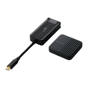 �G���R�� ���C�����X HDMI ����M�@�Z�b�g ���� USB Type-C �ڑ� 5GHz/�ő�30m�]�� �t��HD/60Hz �L���R���e���c�Ή� �u���b�N DH-CW4K110EBK