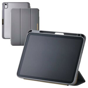 �G���R�� iPad A16 ��11���� 11�C���` 2025�N 10.9�C���` ��10���� 2022�N �P�[�X �\�t�g���U�[ CHIC STYLE �w�ʃN���A �`���R�[���O���C TB-A25RWVJM3GY