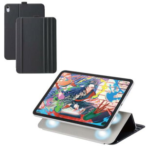 �G���R�� iPad A16 ��11���� 11�C���` 2025�N 10.9�C���` ��10���� 2022�N �P�[�X �t���b�v�P�[�X �\�t�g���U�[ �h���[�C���O �A���O��7�i�K �X���[�v�Ή� �u���b�N TB-A25RWVDBK
