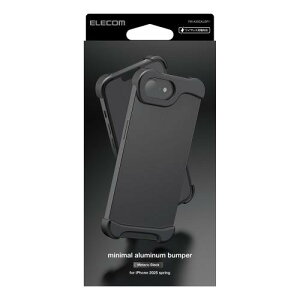 �G���R�� iPhone 16e �A���~�o���p�[ �P�[�X ���C�����X�[�d�Ή� �����Y�ی� ���^���b�N�J���[ ���^���b�N�u���b�N PM-A25SALBP1