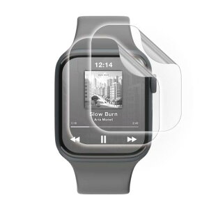�G���R�� Apple Watch ��ʕی� �t�B���� 2������ 40mm [Apple Watch SE3/SE2/SE �Ή�] �Ռ��z�� ���� �����y�A �w��h�~ �G�A�[���X �\��t���c�[���t�� �N���A AW-25EFLAPKRG