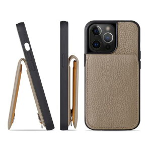 HANATORA for iPhone 15Pro �P�[�X �o���p�[�^ �{�v �X�}�z�P�[�X �X�}�z �J�[�h�|�P�b�g �X�^���h �V�����_�[�X�g���b�v �t�� �V�������N�J�[�t���U�[ �O���[�W�� SCPG-15Pro-Grege �M�t�g �a���� ����