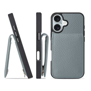 HANATORA for iPhone 16 �P�[�X �o���p�[�^ �{�v �X�}�z�P�[�X �X�}�z �J�[�h�|�P�b�g �X�^���h �V�����_�[�X�g���b�v �t�� �V�������N�J�[�t���U�[ �A�C�V�[�u���[ SCPG-16-IcyBlue �M�t�g �a���� ����